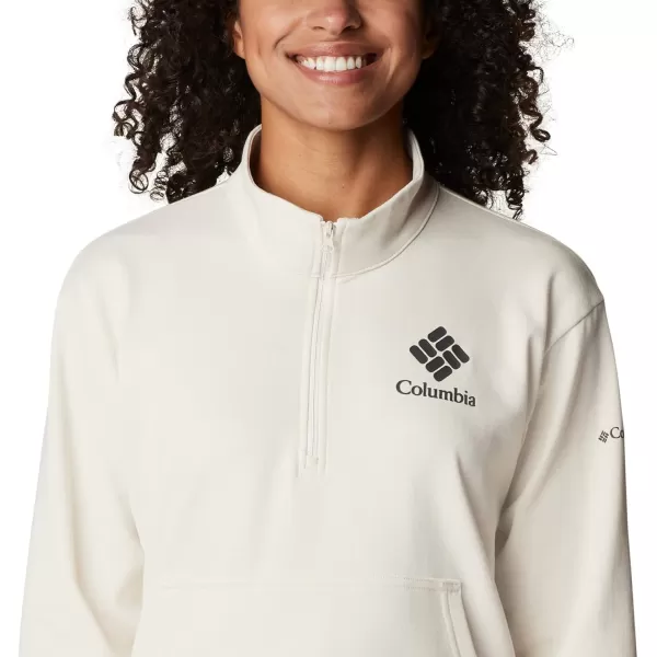 imageColumbia Womens Trek French Terry Half ZipChalkStacked Gem