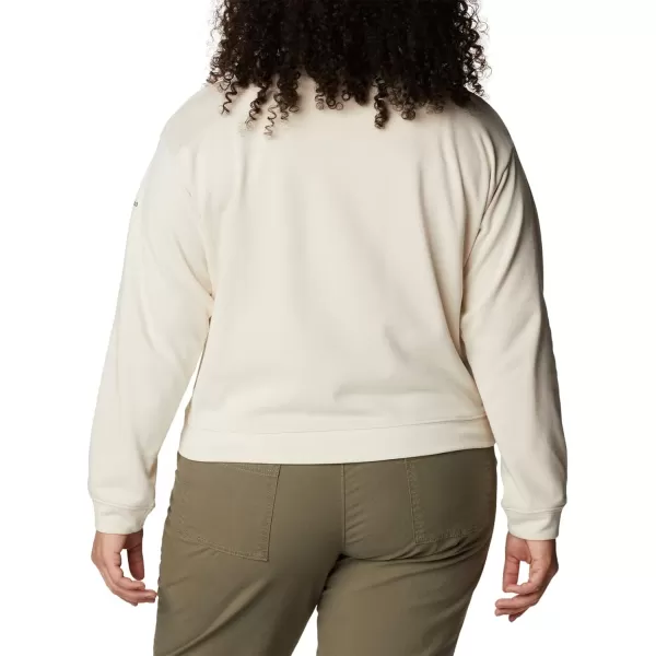 imageColumbia Womens Trek French Terry Half ZipChalkStacked Gem