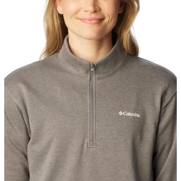 imageColumbia Womens Trek French Terry Half ZipCity Grey Heather