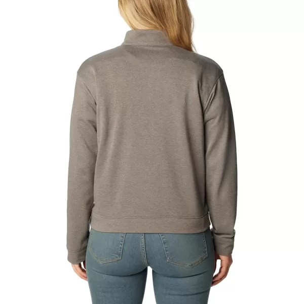 imageColumbia Womens Trek French Terry Half ZipCity Grey Heather