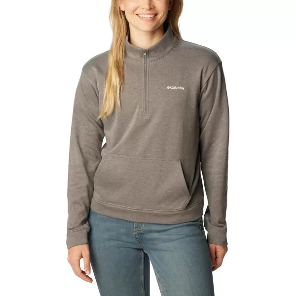 imageColumbia Womens Trek French Terry Half ZipCity Grey Heather