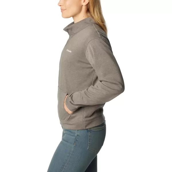 imageColumbia Womens Trek French Terry Half ZipCity Grey Heather