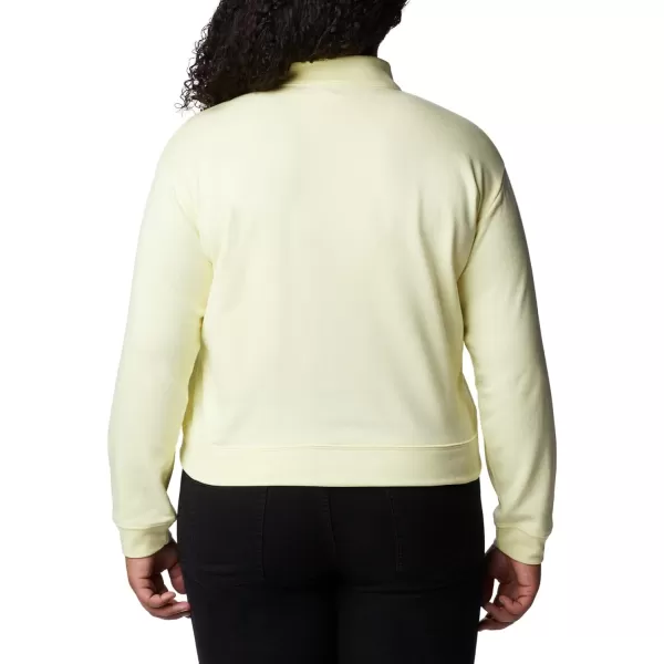 imageColumbia Womens Trek French Terry Half ZipEndiveNocturnal Stacked Logo
