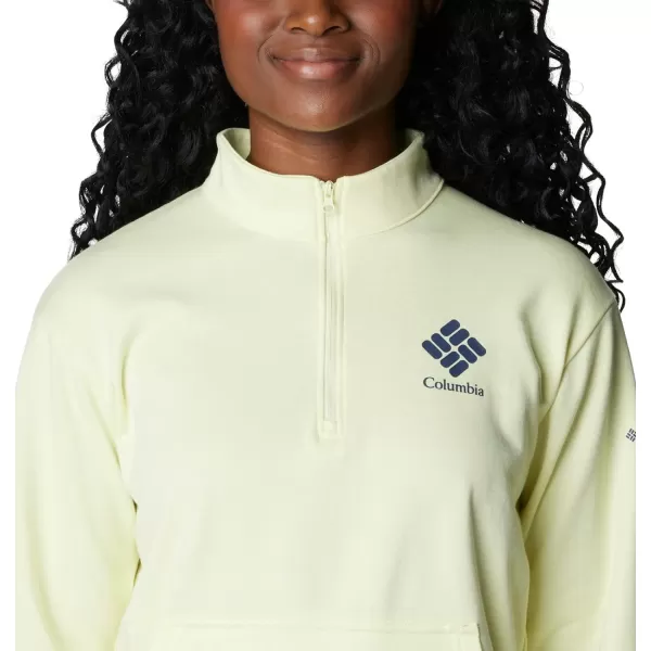 imageColumbia Womens Trek French Terry Half ZipEndiveNocturnal Stacked Logo
