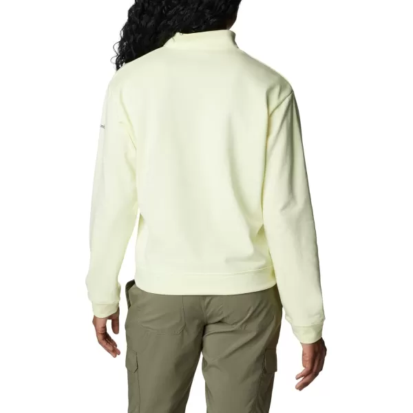 imageColumbia Womens Trek French Terry Half ZipEndiveNocturnal Stacked Logo