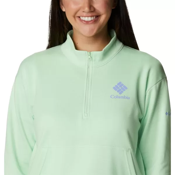 imageColumbia Womens Trek French Terry Half ZipKey WestStacked Gem
