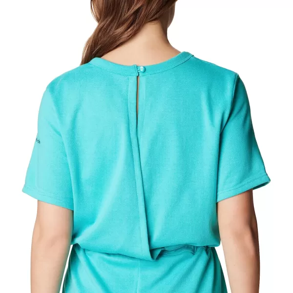 imageColumbia Womens Trek French Terry RomperBright Aqua