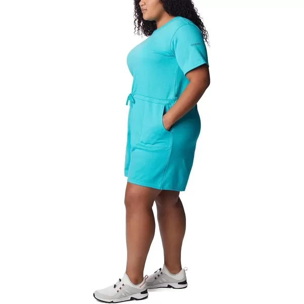 imageColumbia Womens Trek French Terry RomperBright Aqua