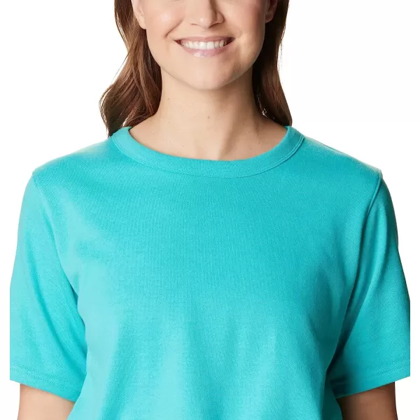 imageColumbia Womens Trek French Terry RomperBright Aqua