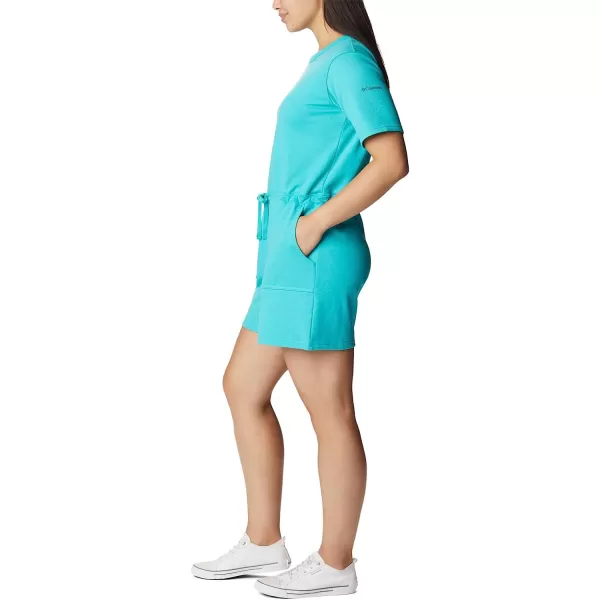 imageColumbia Womens Trek French Terry RomperBright Aqua