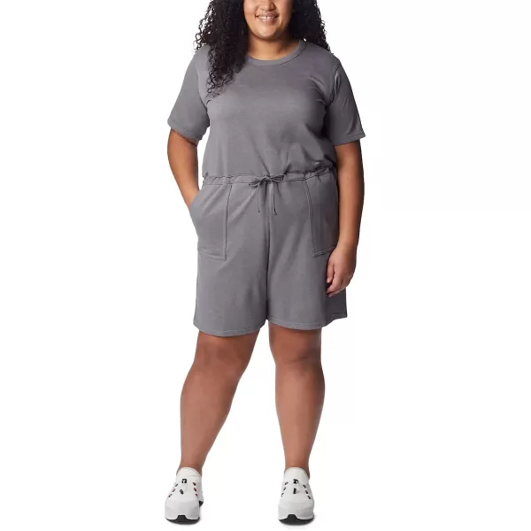imageColumbia Womens Trek French Terry RomperCity Grey Heather