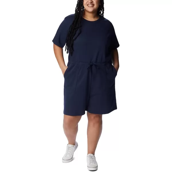 imageColumbia Womens Trek French Terry RomperCollegiate Navy