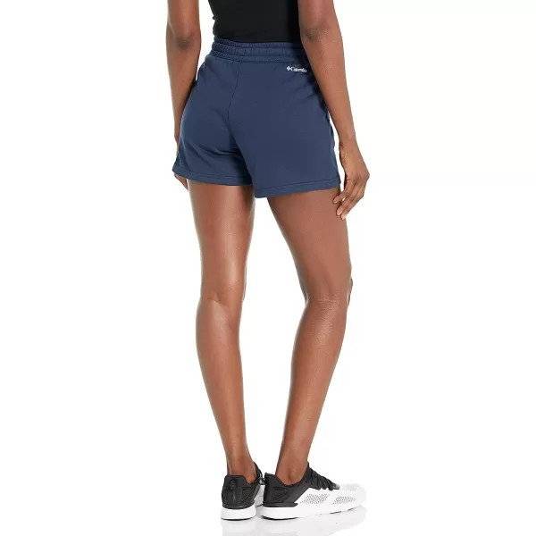 imageColumbia Womens Trek French Terry ShortCollegiate NavyWhite Csc Stacked Logo