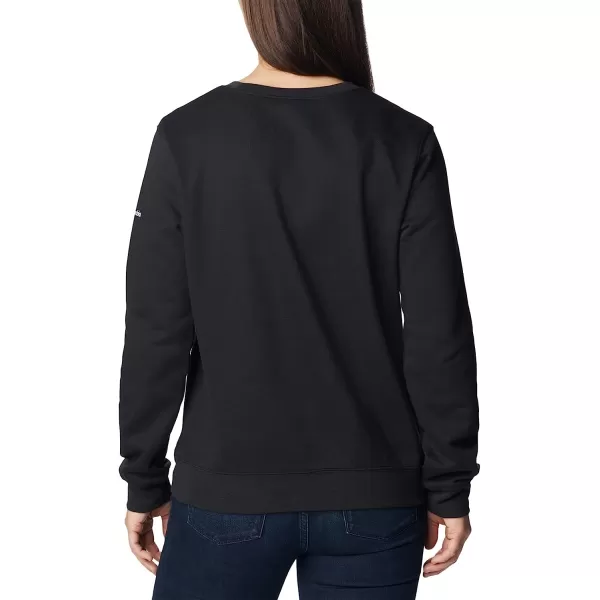 imageColumbia Womens Trek Graphic CrewBlackWhite Csc Stacked Logo