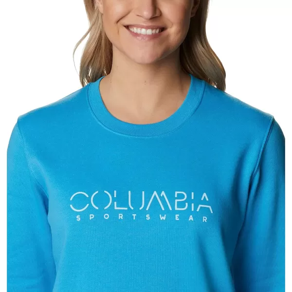 imageColumbia Womens Trek Graphic CrewBlue ChillColumbia Stencil