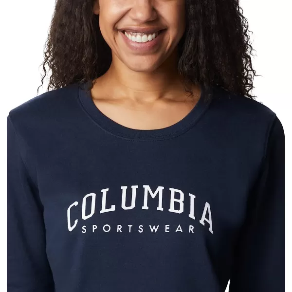 imageColumbia Womens Trek Graphic CrewCollegiate NavyCsc Collegiate