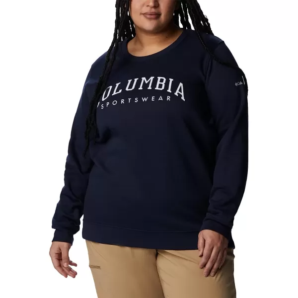 imageColumbia Womens Trek Graphic CrewCollegiate NavyCsc Collegiate