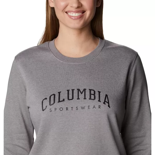 imageColumbia Womens Trek Graphic CrewLight Grey HeatherCsc Collegiate