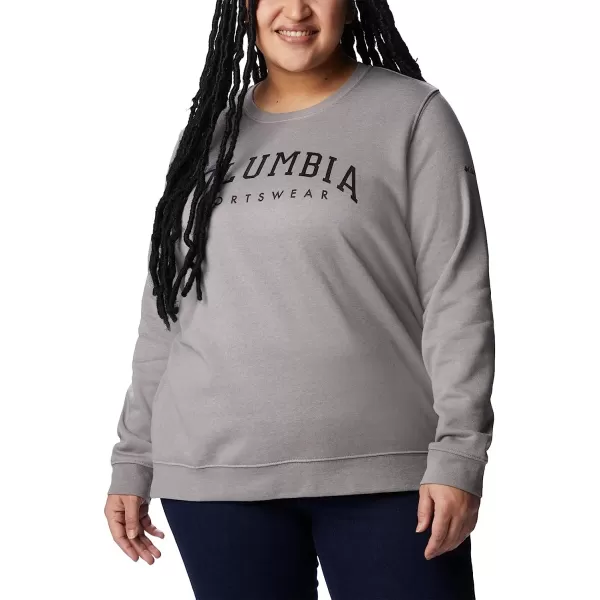 imageColumbia Womens Trek Graphic CrewLight Grey HeatherCsc Collegiate