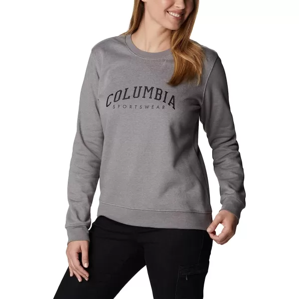 imageColumbia Womens Trek Graphic CrewLight Grey HeatherCsc Collegiate