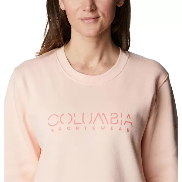 imageColumbia Womens Trek Graphic CrewPeach BlossomColumbia Stencil