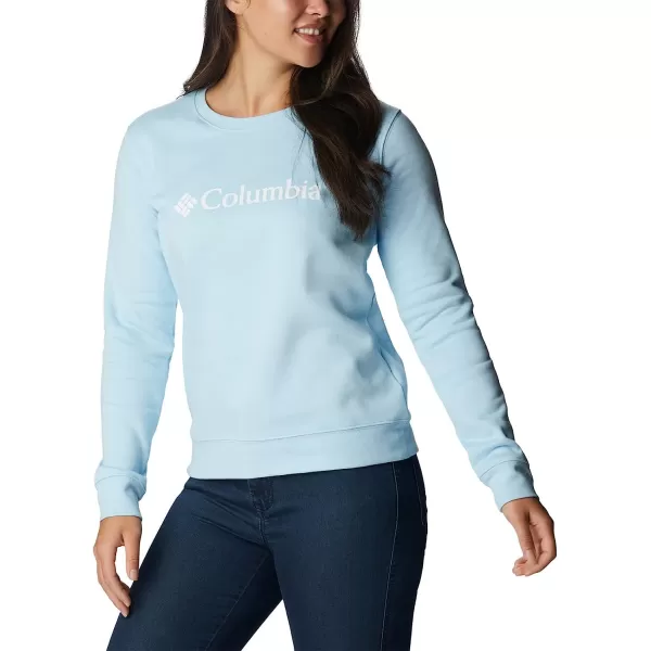 imageColumbia Womens Trek Graphic CrewSpring BlueWhite Logo