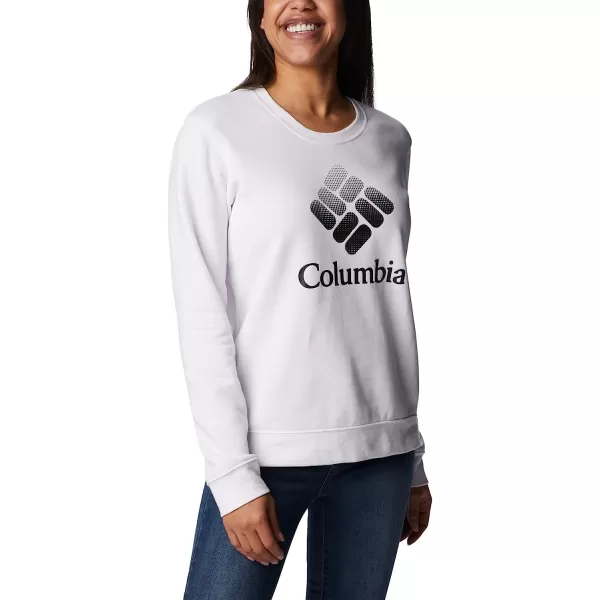 imageColumbia Womens Trek Graphic CrewWhiteBlack Csc Stacked Logo