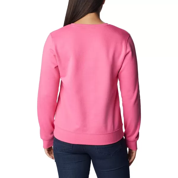 imageColumbia Womens Trek Graphic CrewWild GeraniumWhite Logo