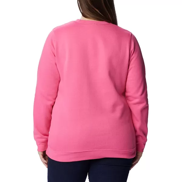 imageColumbia Womens Trek Graphic CrewWild GeraniumWhite Logo