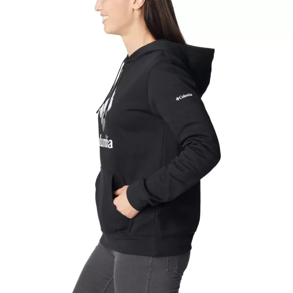 imageColumbia Womens Trek Graphic HoodieBlackWhite Csc Stacked Logo