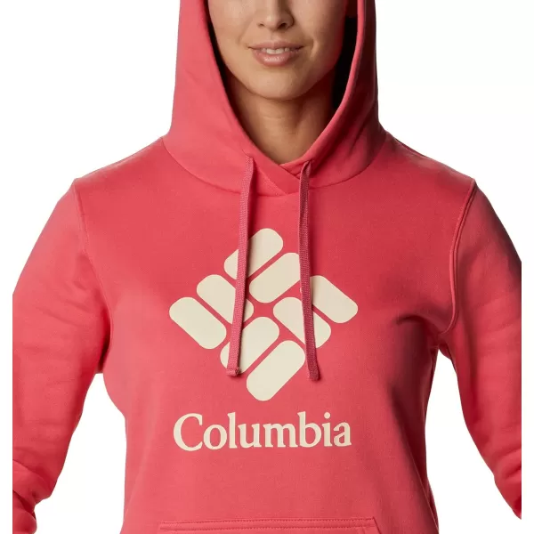 imageColumbia Womens Trek Graphic HoodieBright GeraniumStacked Gem
