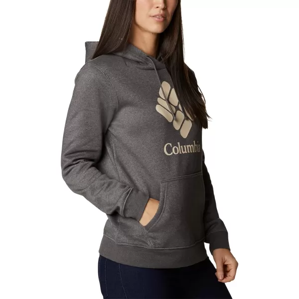 imageColumbia Womens Trek Graphic HoodieCharcoal HeatherStacked Gem