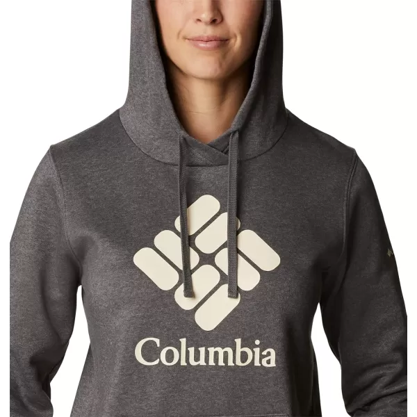 imageColumbia Womens Trek Graphic HoodieCharcoal HeatherStacked Gem