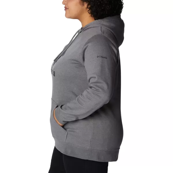 imageColumbia Womens Trek Graphic HoodieCity Grey HeatherBlack Csc Stacked Logo