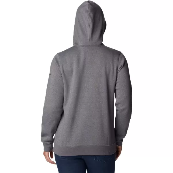 imageColumbia Womens Trek Graphic HoodieCity Grey HeatherBlack Csc Stacked Logo