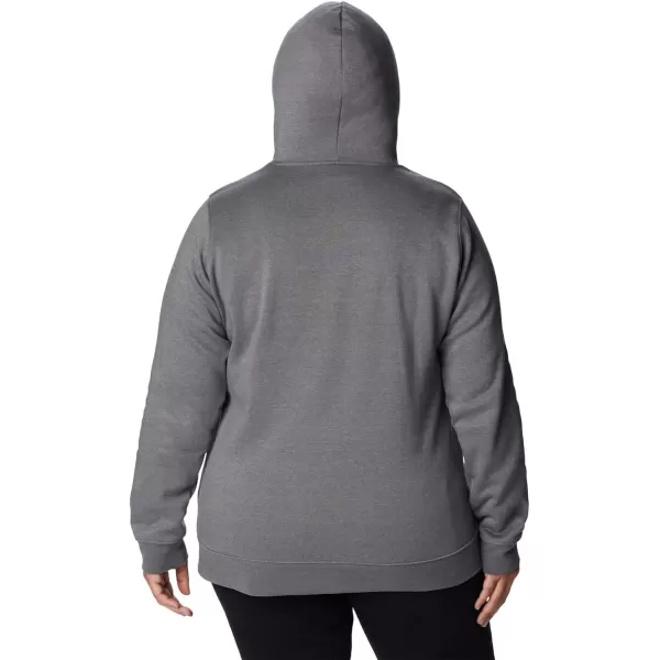 imageColumbia Womens Trek Graphic HoodieCity Grey HeatherBlack Csc Stacked Logo