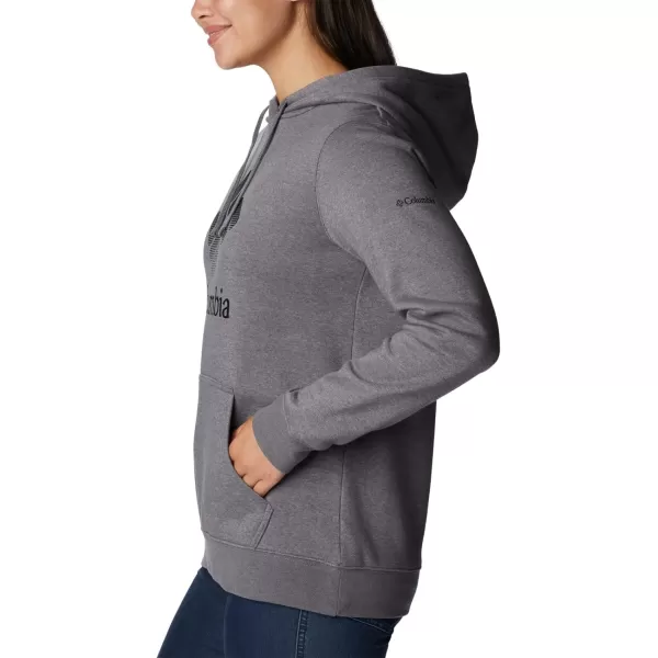 imageColumbia Womens Trek Graphic HoodieCity Grey HeatherBlack Csc Stacked Logo