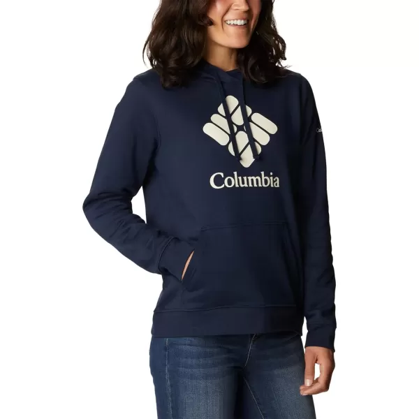 imageColumbia Womens Trek Graphic HoodieCollegiate NavyStacked Gem