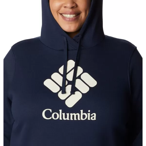 imageColumbia Womens Trek Graphic HoodieCollegiate NavyStacked Gem