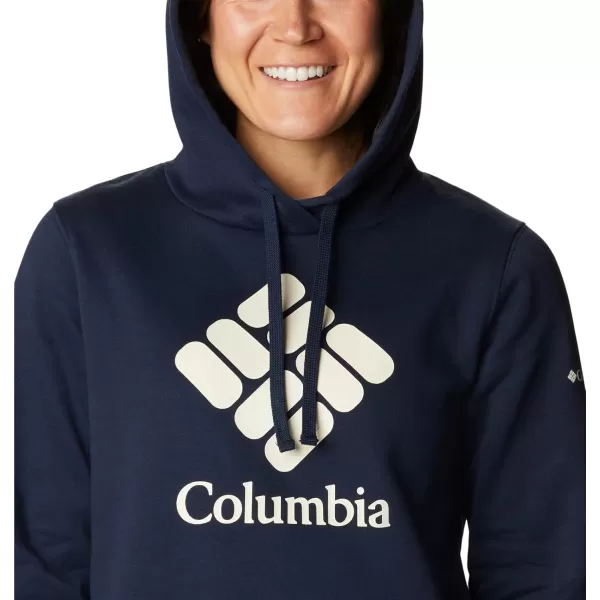 imageColumbia Womens Trek Graphic HoodieCollegiate NavyStacked Gem