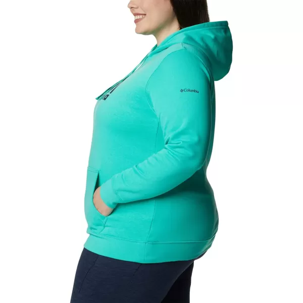 imageColumbia Womens Trek Graphic HoodieElectric TurquoiseRainbow