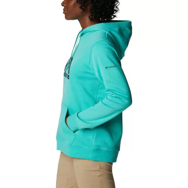 imageColumbia Womens Trek Graphic HoodieElectric TurquoiseRainbow