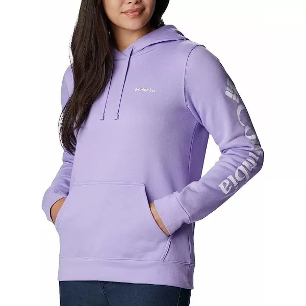 imageColumbia Womens Trek Graphic HoodieFrosted PurpleWhite Logo