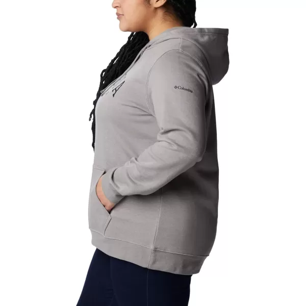 imageColumbia Womens Trek Graphic HoodieLight Grey HeatherCsc Collegiate