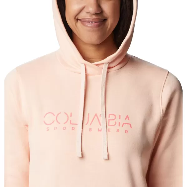 imageColumbia Womens Trek Graphic HoodiePeach BlossomColumbia Stencil