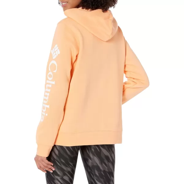 imageColumbia Womens Trek Graphic HoodiePeachWhite Logo