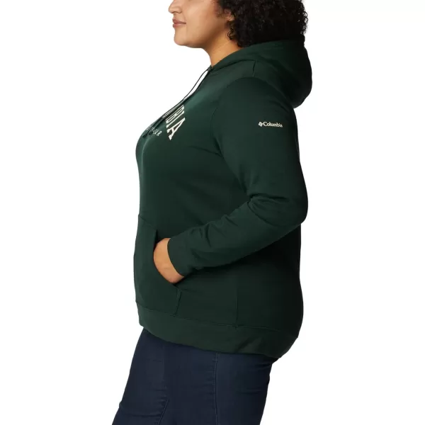 imageColumbia Womens Trek Graphic HoodieSpruceCsc Collegiate