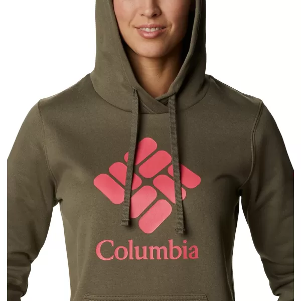 imageColumbia Womens Trek Graphic HoodieStone GreenStacked Gem