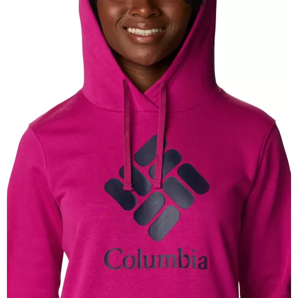 imageColumbia Womens Trek Graphic HoodieWild FuchsiaStacked Gem