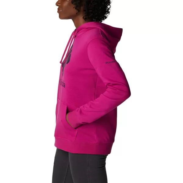 imageColumbia Womens Trek Graphic HoodieWild FuchsiaStacked Gem
